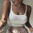 Women's Solid Color Ribbed Knitted Tight Fitting Basic Versatile Camisole Top - Lootquake