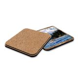 Fishing Boats Wooden Cork Placemat and Coasters Gift Set of 7 by Nature Wonders Coastal Wildlife Decor  - 85405C-S7