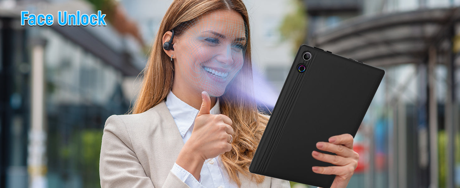 Tableta Android A10L de 10 pulgadas, 12 GB de RAM, 64 GB de ROM, pantalla táctil IPS HD con teclado, estuche, ratón y lápiz óptico, kit de tableta 8 en 1