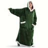 1pc Super Soft Hoodie Wearable Blanket for Adults with Big Pocket - Perfect for Christmas Parties and Cozy Nights In