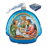 Limed Nativity Rainbow Ornament Holiday Splendor Debrekht 756-009