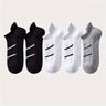 5 pares de calcetines deportivos profesionales para hombre, de verano, de malla fina, transpirables, absorbentes del sudor, antiolor, con protección para el talón y las orejas.