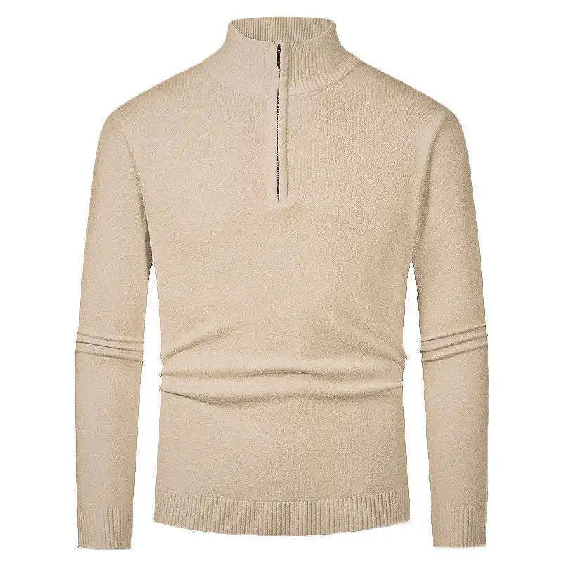 Fashion Trend Half Zipper Sweater - Lootquake