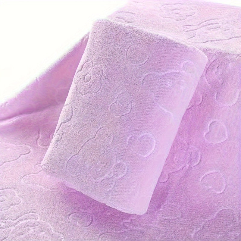 Serviette de bain et couverture ultra-douces en polyester pour animaux de compagnie - Serviette de bain très absorbante à séchage rapide pour le toilettage, le séchage et le sommeil - Serviettes durables pour chiens et chats - 70 x 140 cm