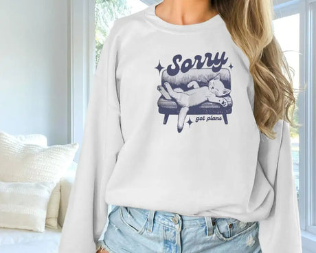 Women's Fashionable Solid Color Printed Long Sleeved Sweatshirt - Lootquake