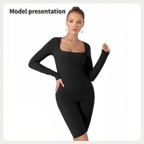 Women's Fashion Simple Solid Color Bodysuit - Lootquake