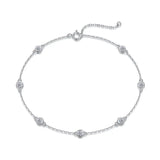 Smart Bubble Luxury Fashion Mossan Diamond S925 Silver Bracelet Comparable To Natural Diamonds - Lootquake