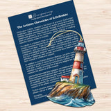 Lighthouse Decorative Wooden Ornaments Set of 3 by G. Debrekht - Coastal Decor - 8091022-S3