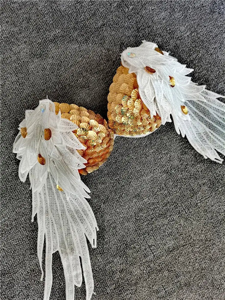 Handmade Sequined Mermaid Scale Bikini Lingerie - Lootquake
