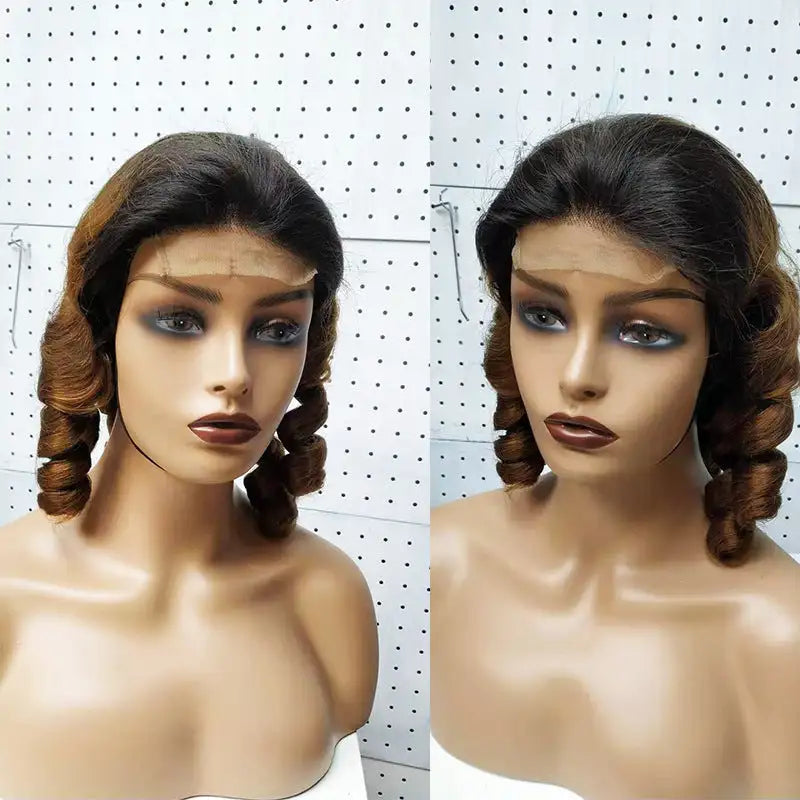 Double Drawn Funmi Hair Wigs  Lace Wig Spring Curly - Lootquake