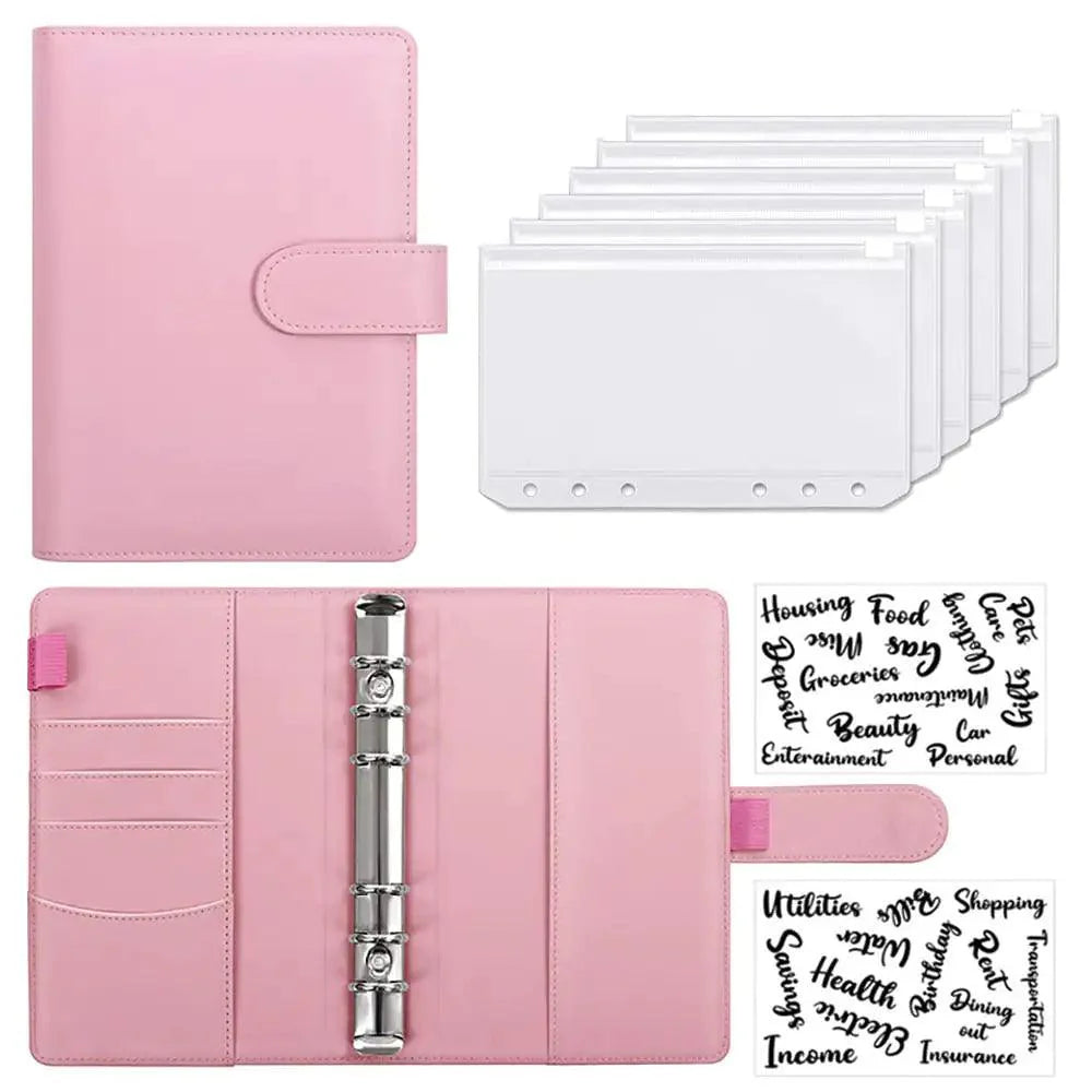 A6 Deluxe Leather Finance Organizer