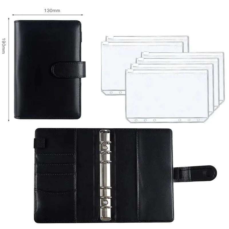 A6 Deluxe Leather Finance Organizer