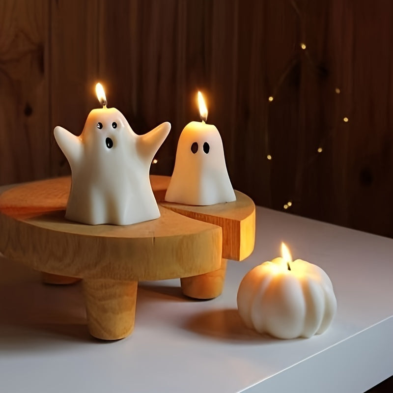Bougie parfumée à la citrouille d'Halloween fabriquée à la main dans un pot en fer - Parfaite pour la décoration intérieure, l'aromathérapie et les célébrations saisonnières