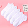 5/10/12 pares de calcetines tobilleros lisos para hombre, cómodos, transpirables, suaves y absorbentes del sudor, ideales para exteriores.