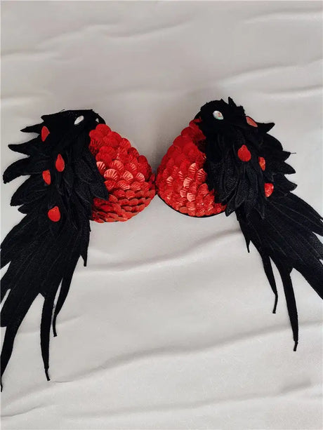 Handmade Sequined Mermaid Scale Bikini Lingerie - Lootquake