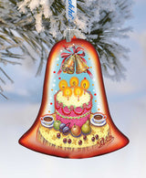 Celebration Bell Glass Ornament by G. DeBrekht - 752-003