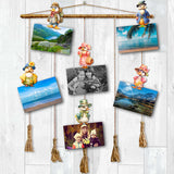 Easter Ducks Decorative Wooden Clip-on Ornaments Set of 6 by G. Debrekht - Easter Decor - 8090043C-S6