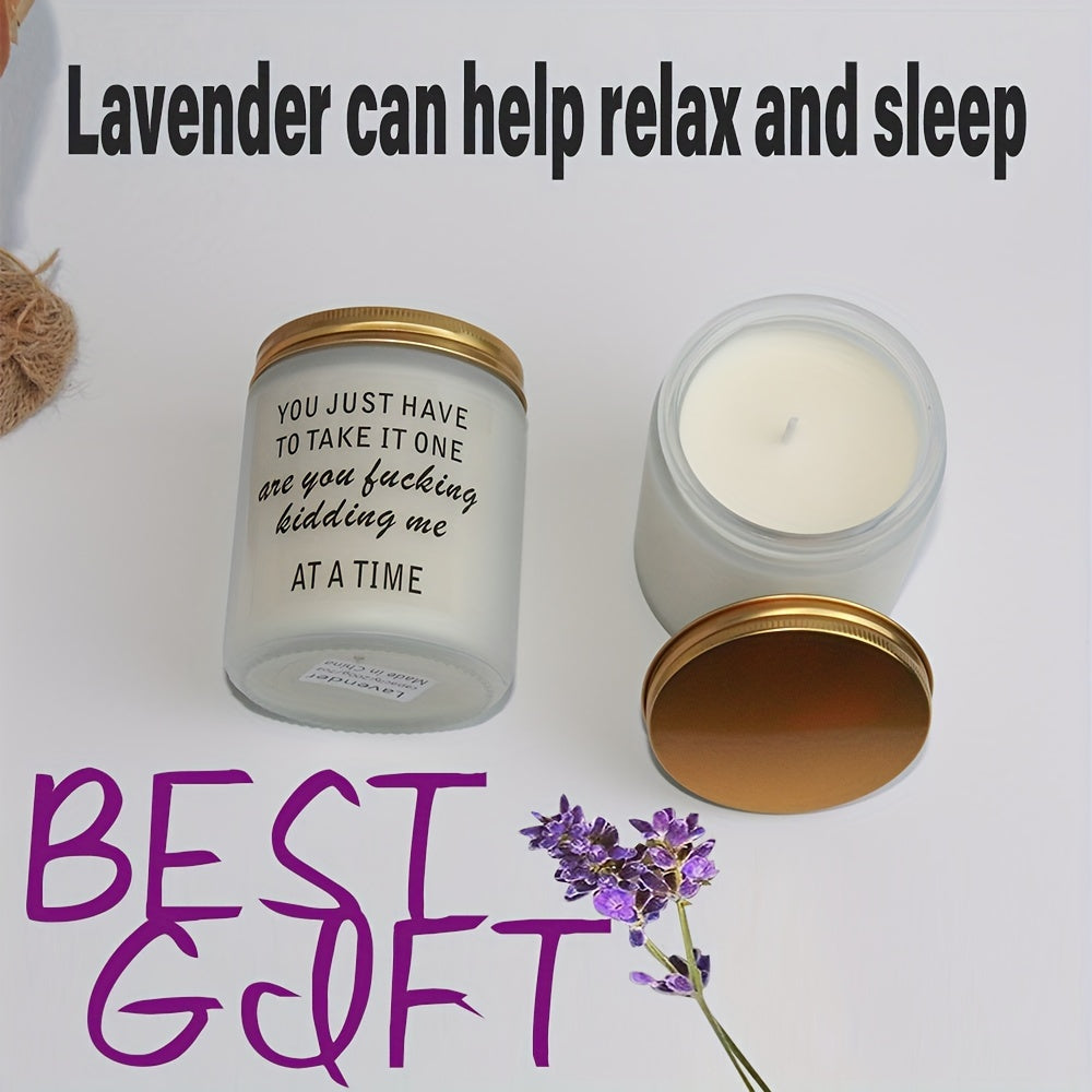 Soy Wax Scented Candle Gift Set - Lavender, Cinnamon & More - Perfect for Relaxation & Home Decor - Ideal for Birthdays, Christmas, Valentine's Day & Mother's Day