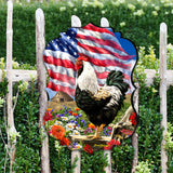 Morning in America Holiday Door Decor by D. Gelsinger - American Christmas Decor - 8467104H-DG