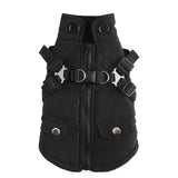 Pet Winter Cotton Dog Clothes Zipper Jacket Dog Supplies - Lootquake