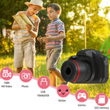 Appareil photo numérique pour enfants 32 Go - Portable, objectif long, vidéo HD, design adapté aux tout-petits - Cadeau idéal pour un anniversaire, un festival ou Noël pour les jeunes photographes