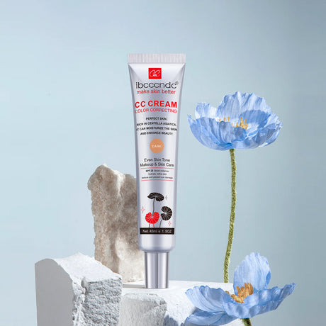 Moisturizing Correcting CC Cream Waterproof Anti-sweat Makeup Before Concealer Lasting Women Makeup Protect Skin Erborian Make - Lootquake