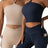 2 Pieces Sports Bra Athletic Running Sports Bra - Lootquake