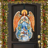 Blessing Home Angel Holiday Door Decor by G. Debrekht - Christmas Decor - 8611021H