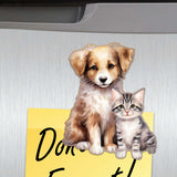 Dogs Decorative Wooden Magnets Set of 6 by G. Debrekht - Pets Dog and Cat Decor - 8090017G-S6