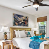 Unicorn Pegasus Fantasy Wooden Wall Art by Josephine Wall - Fantasy Decor - 852140-JW