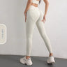 High Waist Hip Lift Yoga Pants With Pockets Women's Sports Fitness Trousers Leggings - Lootquake