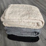 Tapis de couchage en polaire Sherpa ultra doux pour toutes races et tailles, couverture chaude et apaisante pour chien - Lavable en machine