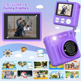 Kids Camera Instant Print, 12MP 1080P Digital Camera for Kids Age 3-12, Christmas Birthday Gifts for 4 5 6 7 8 9 10 Year Old Girls Boys, 32GB Toddler HD Video Camera Print Photos Portable Toy