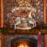 Carousel Horse Holiday Door Decor  by G. Debrekht - Christmas Decor - 8611027H