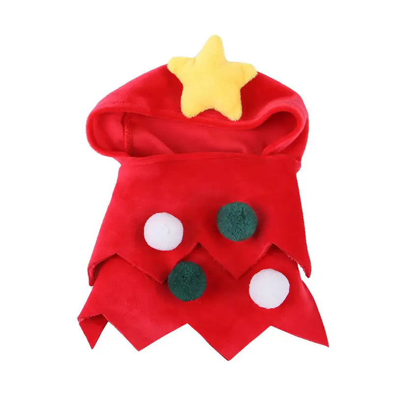 Cute Dog Cat Costume Christmas Cloak Halloween Disguise Cat - Lootquake