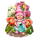 Blossom Gnome Easter Wreath Door Decor by D. Gelsinger - Easter Spring Decor - 8461063H-DG