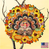 Adornos de madera con forma de corona de pavo - Decoración de Halloween para Acción de Gracias por Jamie Mills-Price - 8185305-3-MP