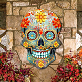 Decoración navideña de calavera de azúcar para puerta de G. DeBrekht - Decoración de Halloween - 8652793H