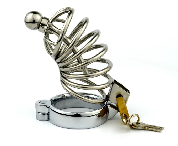 Adult Alternative Toys, Male Chastity Lock with Beads - Lootquake
