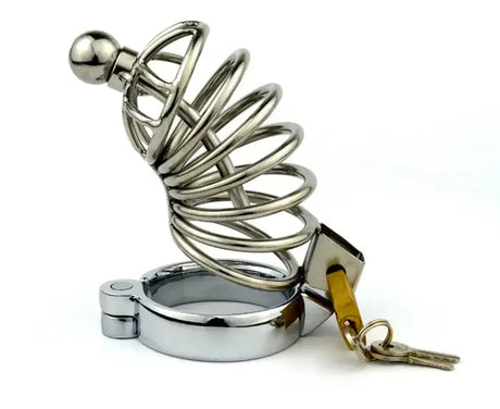Adult Alternative Toys, Male Chastity Lock with Beads - Lootquake