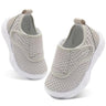 BARERUN Girls Sneakers Kids Sneakers Toddler Sneakers Toddler Tennis Shoes Toddler First Shoes Toddler Running Shoes Toddler Walking Shoes Grey Toddler Size 8 - Lootquake