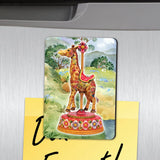 Carousel Giraffe Shape Refrigerator Magnets Set of 3