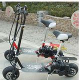 Nouveau scooter pliable à assistance au pédalage à deux temps