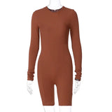 Women's Leggings New Knit Slim-fit Hip Lift Sports Yoga Jumpsuit - Lootquake