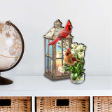 Decoración navideña para puerta con faroles de Cardenales de D. Gelsinger - Decoración navideña - 8461057H-DG