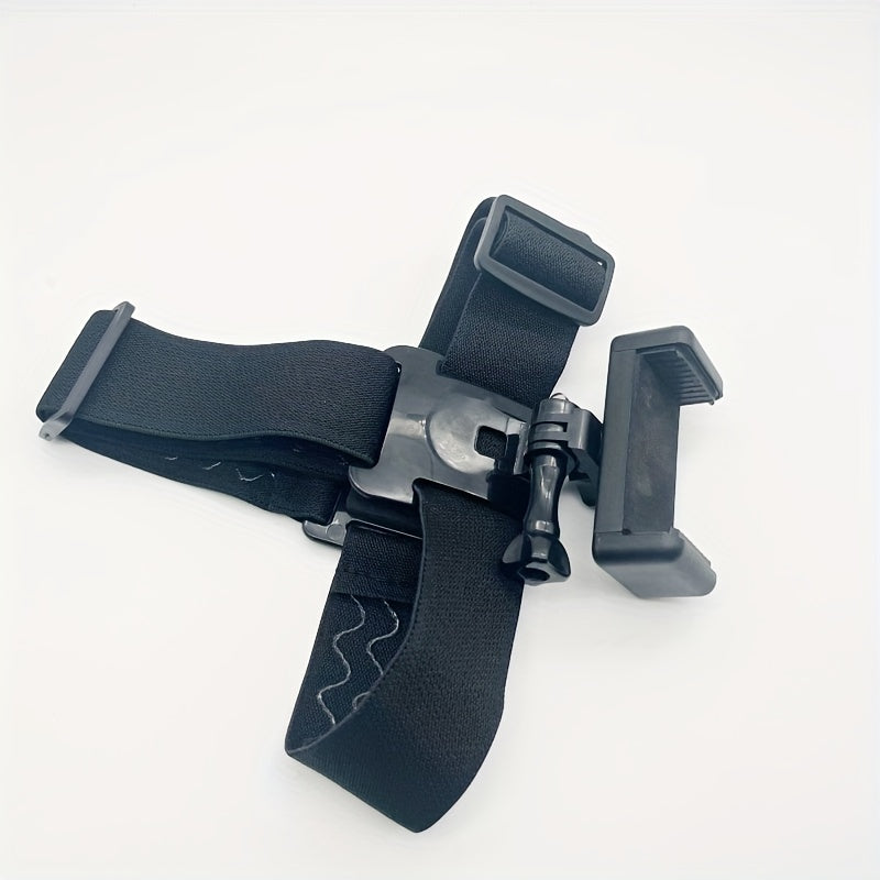 Support fixe réglable pour caméra de téléphone montée sur la tête, angle de vision direct, caméra vidéo en direct