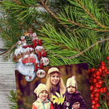 Magical Baby Santa Decorative Wooden Clip-on Ornaments Set of 6 by Jamie Mills-Price - Christmas Santa Snowman Decor - 8090051C-MP-S6