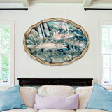 Catch the Rainbow Trout Wildlife Wall Art - J. Bergsma - Wildlife Holiday Decor - 8591674W-JB