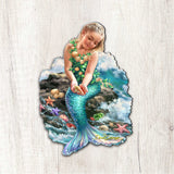 Mermaid Coastal Door Decor by D. Gelsinger - Coastal Holiday Decor - 8141112H-1611
