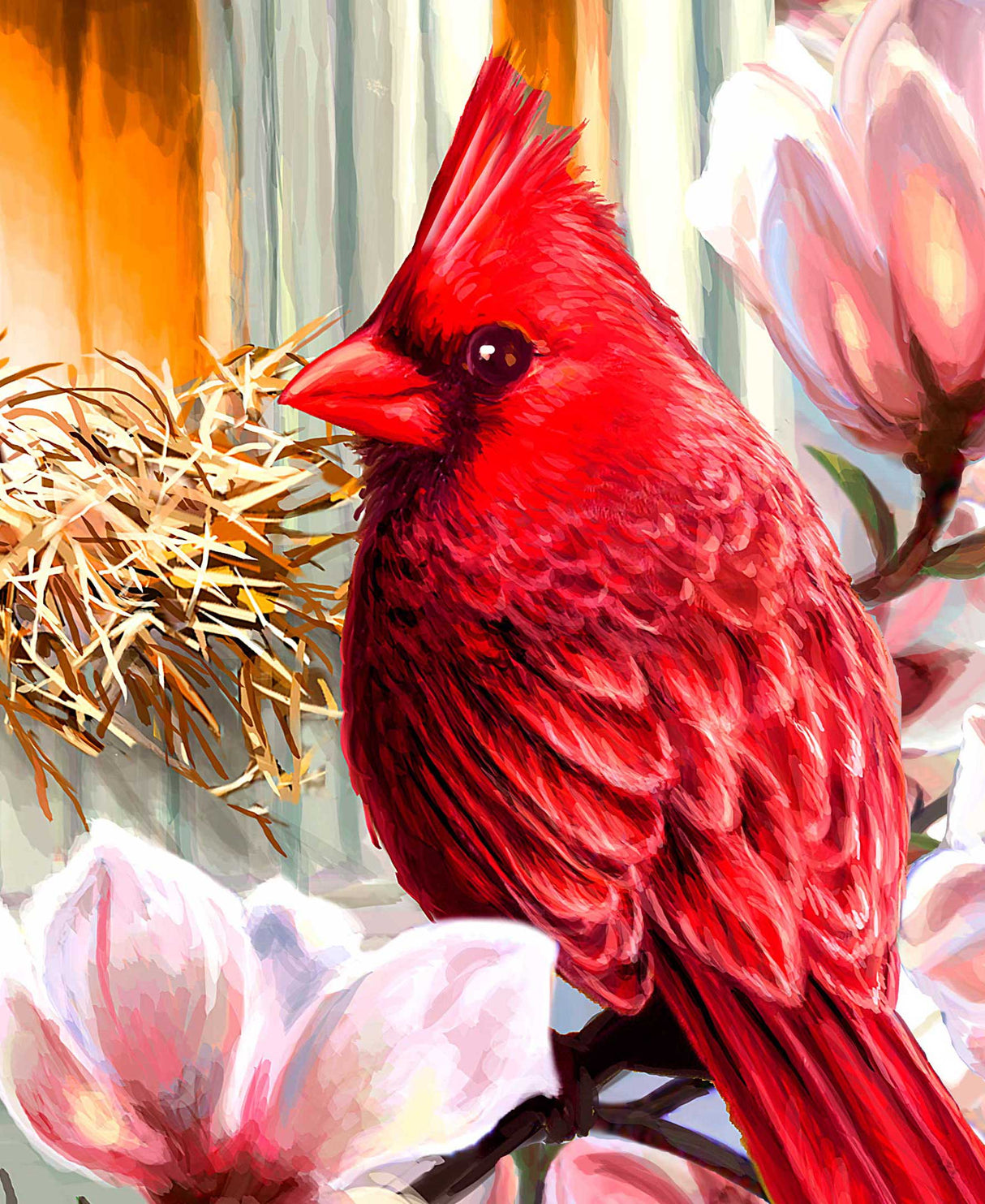 Decoración navideña para puertas con mañana de primavera de D. Gelsinger - Decoración de primavera para Pascua - 8652808H-DG